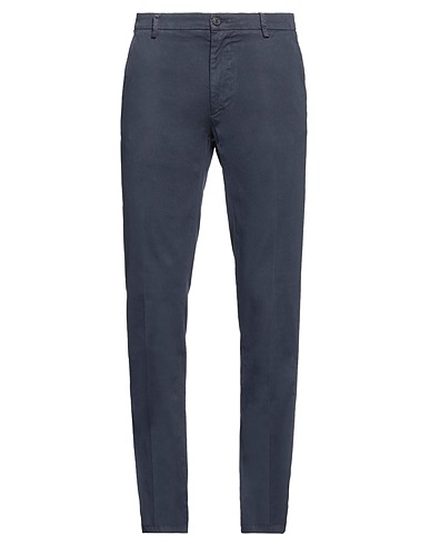 TRUSSARDI Casual pants Navy 98% Cotton, 2% Elastane