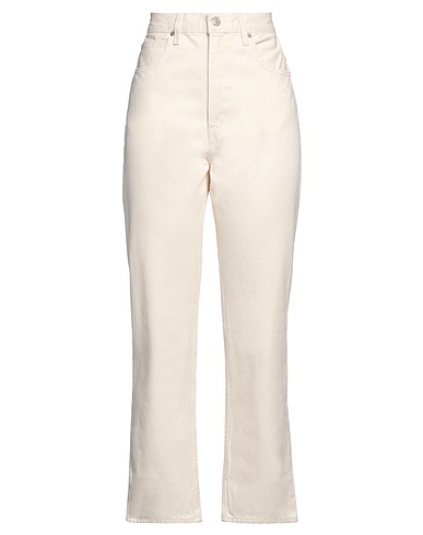 LEVI'S Denim trousers Ivory 100% Cotton