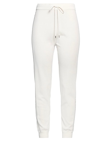 LIU •JO Casual trouser Off white 80% Viscose, 20% Nylon