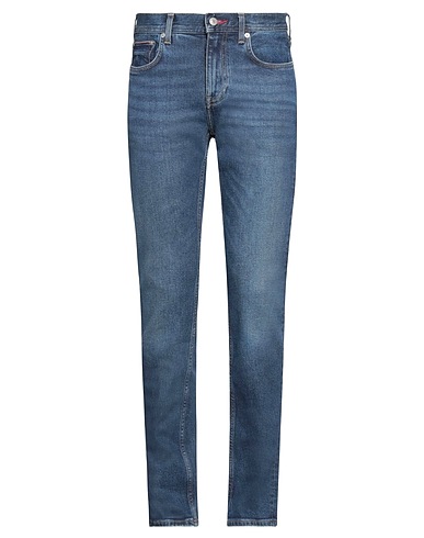 TOMMY HILFIGER Denim pants Blue 99% Cotton, 1% Elastane