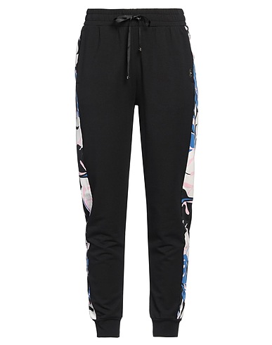 LIU •JO Casual trouser SPORT Black 47% Cotton, 47% Modacrylic, 6% Elastane