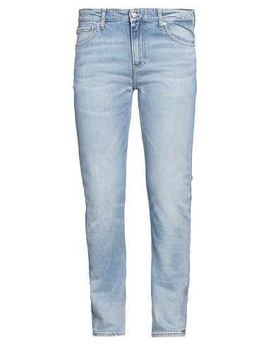 CALVIN KLEIN JEANS Denim trousers Blue 99% Cotton, 1% Elastane