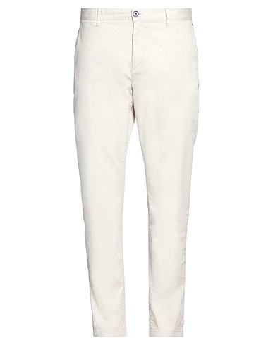 FRED MELLO Pantalone Grigio chiaro 98% Cotone, 2% Elastan