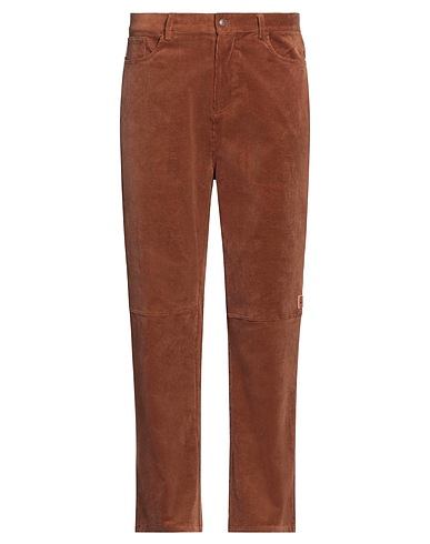SINCLAIR Casual trouser Brown 97% Cotton, 3% Elastane