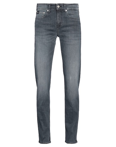CALVIN KLEIN JEANS Denim trousers Blue 91% Cotton, 5% Polyester, 4% Elastane