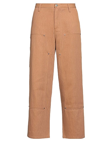 BRAIN DEAD Denim trousers Camel 100% Cotton