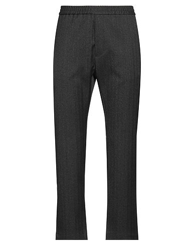BARENA Casual trouser Charcoal 100% Virgin Wool