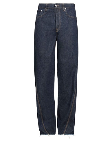 LANVIN Denim trousers Blue 100% Cotton