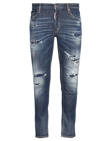 DSQUARED2 Denim trousers Blue 92% Cotton, 6% Elastomultiester, 2% Elastane