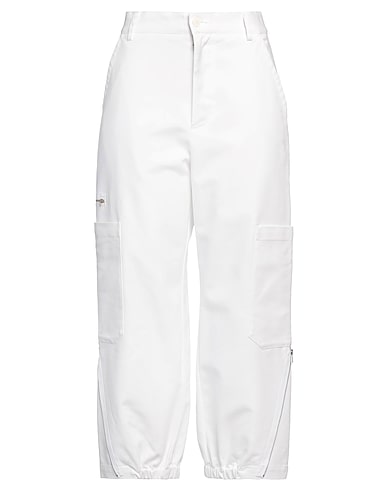 BARENA Casual trouser White 94% Cotton, 6% Elastane