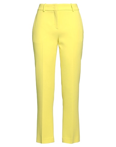 ERMANNO SCERVINO Casual trouser Lime green 52% Viscose, 46% Acetate, 2% Elastane