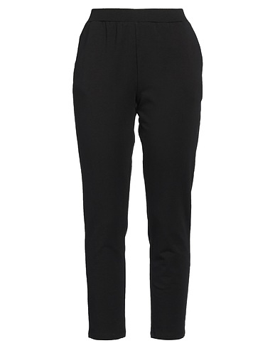 LIU •JO Casual trouser Black 95% Cotton, 5% Elastane
