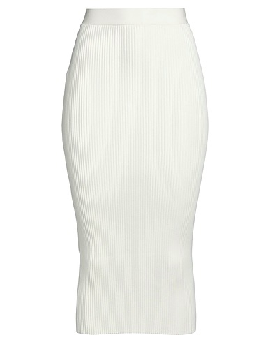 P.A.R.O.S.H. Gonna midi Bianco 82% Viscosa, 18% Poliuretano