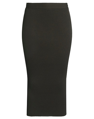 P.A.R.O.S.H. Midi skirt Dark green 82% Viscose, 18% Polyurethane