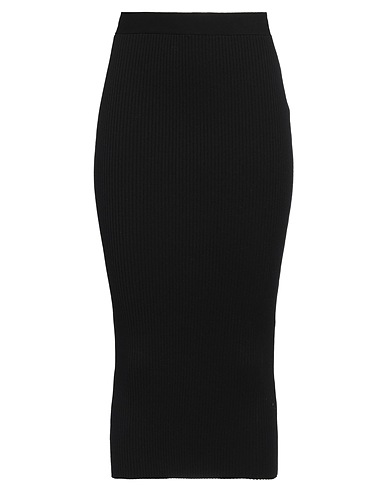 P.A.R.O.S.H. Jupe mi-longue NERO 82% Viscose, 18% Polyuréthane