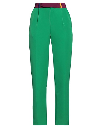 ALESSANDRO ENRIQUEZ Casual pants Green 100% Polyester