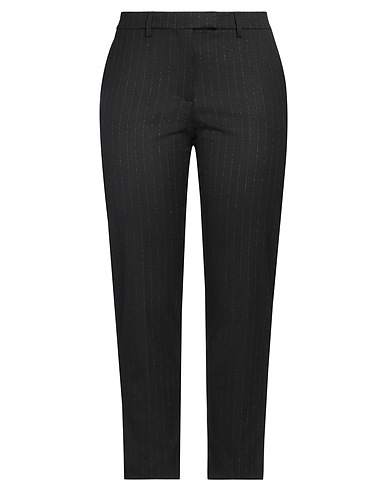 TRUE ROYAL Pantalone Nero 93% Lana Vergine, 3% Lycra®, 2% Poliammide, 2% Metallo