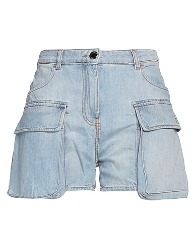 PINKO Denim shorts DENIM Blue 100% Cotton