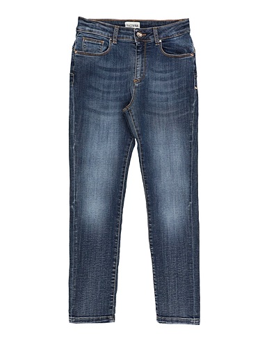 FRACOMINA MINI Denim trousers Blue 98% Cotton, 2% Elastic fibres