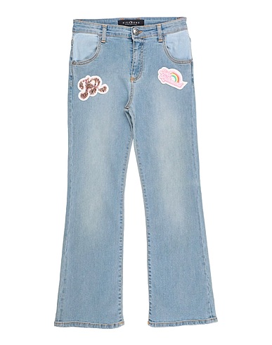 JOHN RICHMOND Denim trousers Blue 98% Cotton, 2% Elastane