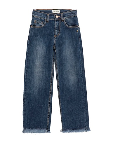 FRACOMINA MINI Denim trousers Blue 98% Cotton, 2% Elastic fibres