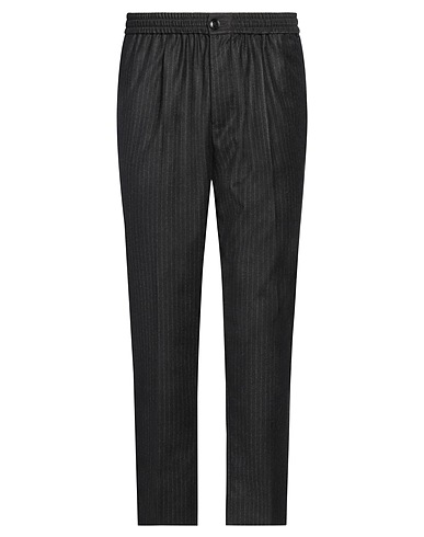 AMI ALEXANDRE MATTIUSSI Casual pants Charcoal 100% Virgin Wool