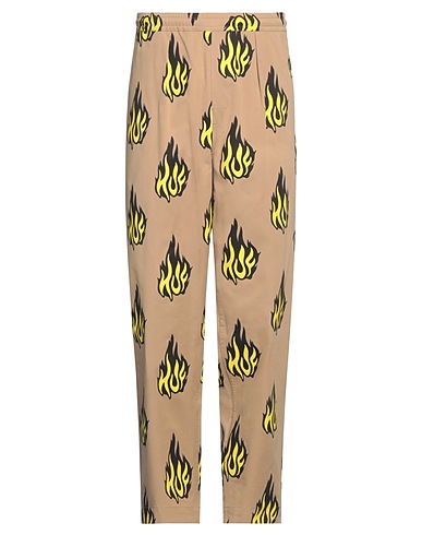 HUF Casual pants Khaki 100% Cotton