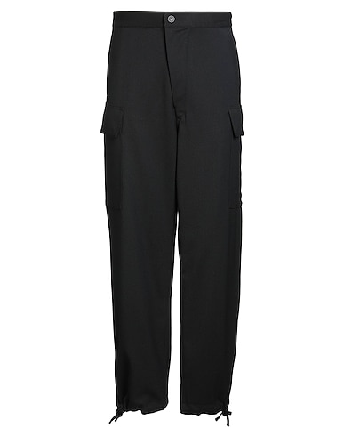 GRIFONI Casual trouser Black 54% Polyester, 44% Virgin Wool, 2% Elastane