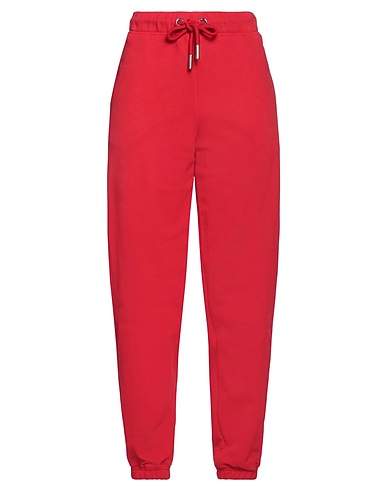 MONCLER Pantalone Rosso 100% Cotone