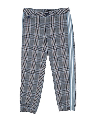 MONNALISA BOTTOMWEAR Sky blue 65% Cotton, 25% Polyester, 8% Viscose, 2% Elastane