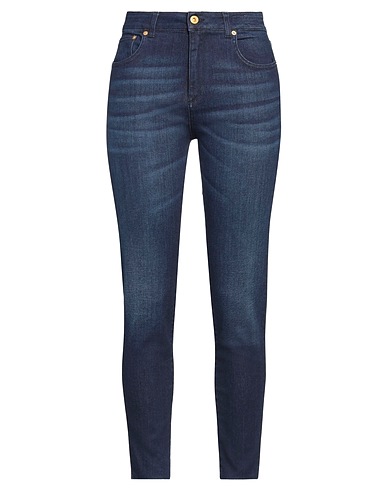 DEPARTMENT 5 Denim trousers Blue 92% Cotton, 6% Elastomultiester, 2% Elastane