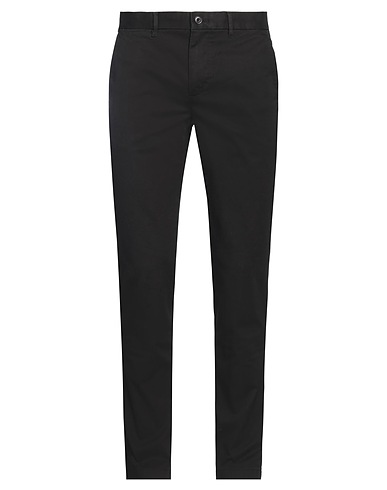 TOMMY HILFIGER Casual pants Black 96% Cotton, 4% Elastane