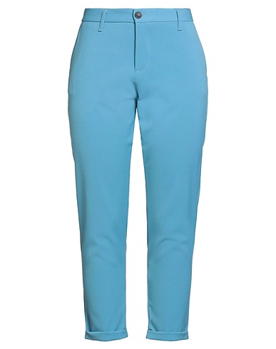 IMPERIAL Casual trouser Pastel blue 63% Polyester, 34% Viscose, 3% Elastane