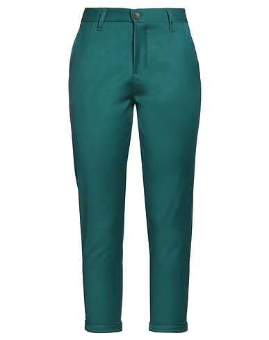 IMPERIAL Casual trouser Emerald green 63% Polyester, 34% Viscose, 3% Elastane