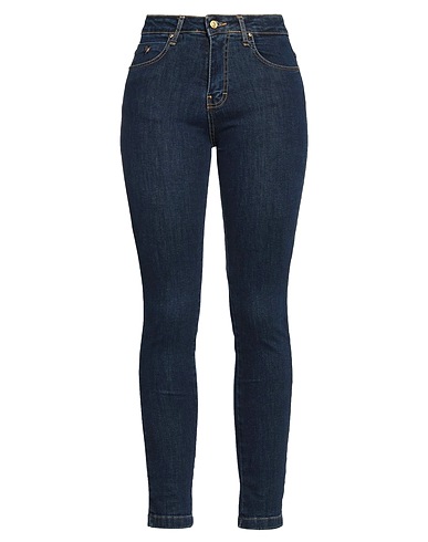 GAI MATTIOLO Denim trousers Blue 98% Cotton, 2% Elastane
