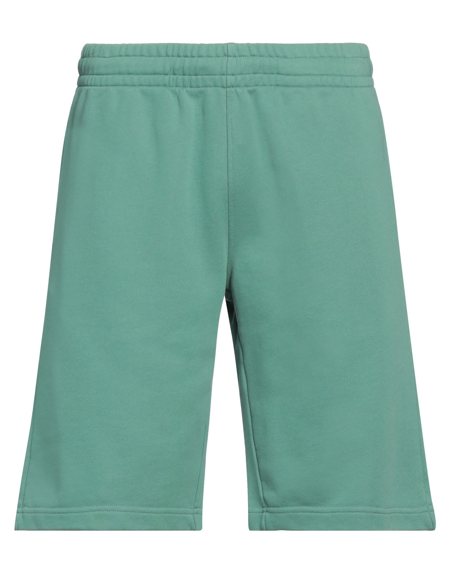 【関税&送料込】Maison Kitsune Green Cotton Bermuda Shorts MAISON KITSUNÉ | Green Men's Shorts & Bermuda | YOOX