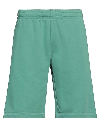 MAISON KITSUNÉ Shorts & Bermuda Green 88% Cotton, 12% Polyester