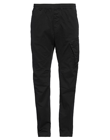 C.P. COMPANY Casual pants Black 98% Cotton, 2% Elastane