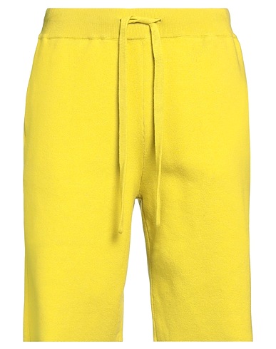 ROBERTO COLLINA Shorts & Bermuda Lime green 88% Cotton, 10% Nylon, 2% Elastane