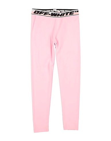 OFF-WHITE™ KIDS Gym leggings Pink 95% Organic cotton, 5% Elastane, Polyester, Polyamide