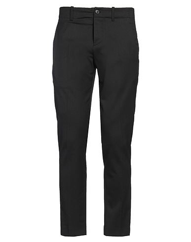 GAëLLE Paris Casual pants Black 54% Polyester, 44% Virgin Wool, 2% Elastane