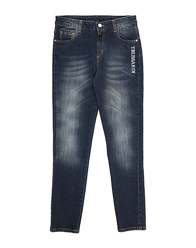 TRUSSARDI JUNIOR Denim trousers Blue 99% Cotton, 1% Elastane