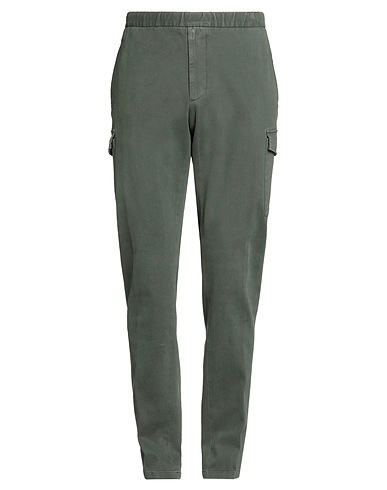 BOGLIOLI Casual trouser Military green 98% Cotton, 2% Elastane