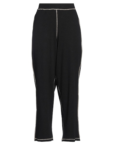 BASERANGE Casual pants Black 82% Organic cotton, 15% Hemp, 3% Elastane
