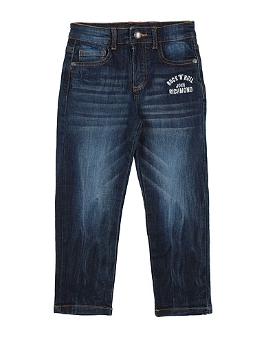JOHN RICHMOND Denim pants Blue 99% Cotton, 1% Elastane