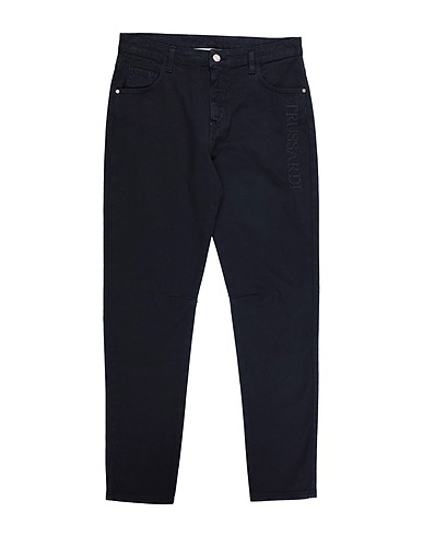 TRUSSARDI JUNIOR Casual pants Midnight blue 97% Cotton, 3% Elastane