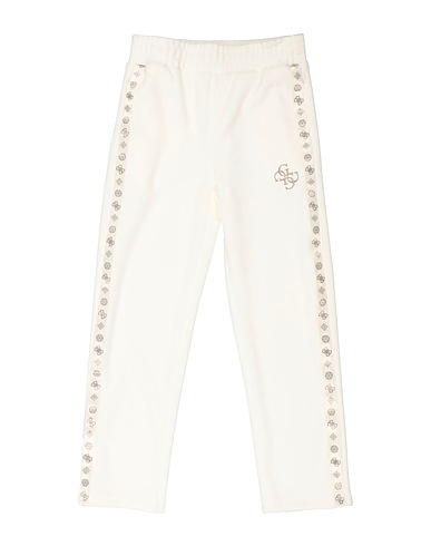 GUESS Casual pants Cream 95% Polyester, 5% Elastane