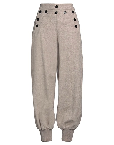 JIL SANDER+ Casual trouser BEIGE 100% Virgin Wool