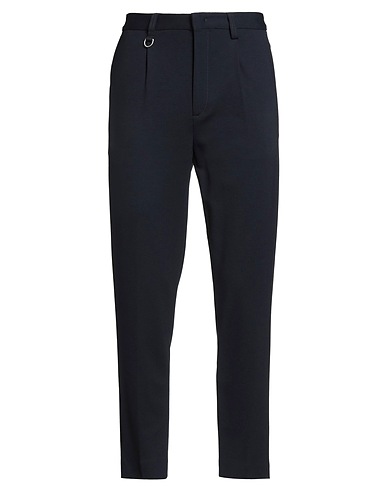 PAOLO PECORA Casual pants Midnight blue 67% Viscose, 28% Polyamide, 5% Elastane