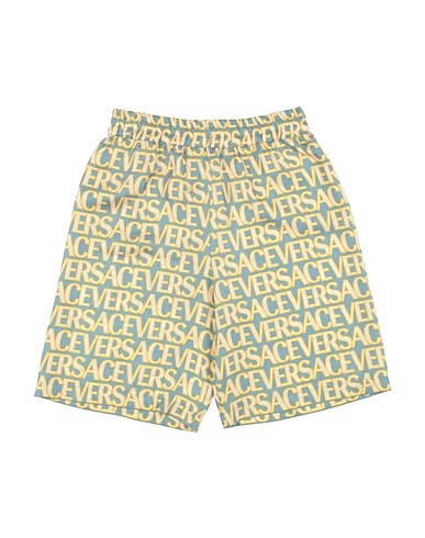 VERSACE YOUNG Shorts & Bermudas Blaugrau 100% Seide